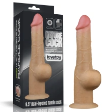 Dildo z Przyssawką Handle Cock Lovetoy 24,1 Cm | 100% ORYGINAŁ| DYSKRETNA PRZESYŁKA